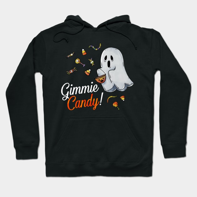 Gimmie Candy Ghost Hoodie by superdupertees